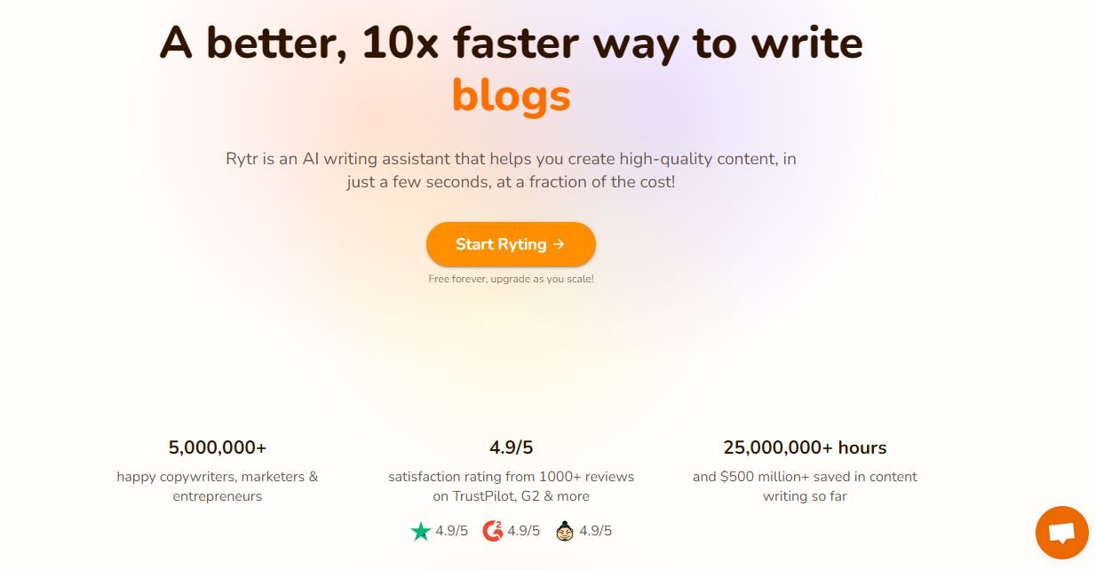 Read more about the article Rytr, the free AI content writer